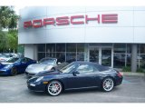 Dark Blue Metallic Porsche 911 in 2010