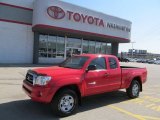 Radiant Red Toyota Tacoma in 2005