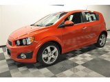 2012 Inferno Orange Metallic Chevrolet Sonic LTZ Hatch #64289449