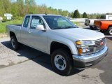 2012 Pure Silver Metallic GMC Canyon Work Truck Extended Cab 4x4 #64289394
