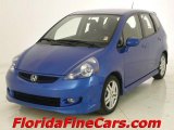 2008 Vivid Blue Pearl Honda Fit Sport #6406556