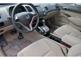 2010 Honda Civic LX Sedan Beige Interior