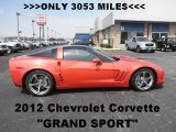 2012 Inferno Orange Metallic Chevrolet Corvette Grand Sport Coupe #64353308