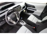 2012 Toyota Prius c Hybrid Two Light Blue Gray/Black Interior