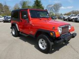 2005 Flame Red Jeep Wrangler Unlimited 4x4 #64352590