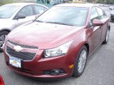 2012 Autumn Red Metallic Chevrolet Cruze Eco #64404630