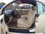 2009 Volkswagen New Beetle 2.5 Convertible Cream Interior