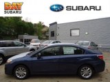 2012 Marine Blue Pearl Subaru Impreza 2.0i Premium 4 Door #64404594