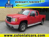 2010 Fire Red GMC Sierra 2500HD SLE Extended Cab 4x4 #64405363