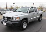 2008 Bright Silver Metallic Dodge Dakota ST Crew Cab 4x4 #64405354