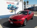 2012 Red Candy Metallic Ford Mustang V6 Premium Coupe #64404538