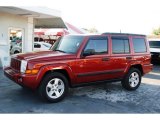 2006 Inferno Red Pearl Jeep Commander  #64404955