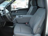 2012 Ford F150 XLT Regular Cab 4x4 Steel Gray Interior