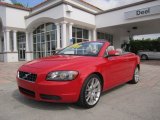 Passion Red Volvo C70 in 2008