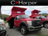 2012 Vermillion Red Ford F450 Super Duty XL Regular Cab Chassis #64404373