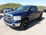 2008 Patriot Blue Pearl Dodge Ram 1500 Big Horn Edition Quad Cab 4x4 #64404742