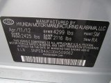 2013 Sonata Color Code for Radiant Silver - Color Code: SM