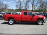 2011 Victory Red Chevrolet Silverado 3500HD Extended Cab 4x4 #64404271