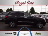 2011 Brilliant Black Crystal Pearl Jeep Grand Cherokee Overland 4x4 #64505098