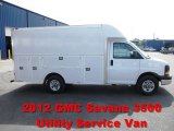 2012 Summit White GMC Savana Cutaway 3500 Commercial Utility Truck #64511148