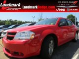 2009 Tor Red Dodge Avenger SE #64510815