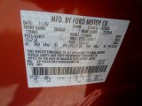 2008 Edge Color Code for Blazing Copper Metallic - Color Code: GW
