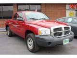 2006 Inferno Red Crystal Pearl Dodge Dakota ST Quad Cab 4x4 #64555008