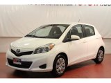 2012 Super White Toyota Yaris L 5 Door #64555268