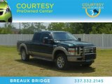 2008 Forest Green Metallic Ford F250 Super Duty King Ranch Crew Cab 4x4 #64555233