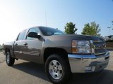 2012 Mocha Steel Metallic Chevrolet Silverado 1500 LT Crew Cab 4x4 #64554905