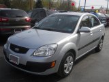 2008 Silver Metallic Kia Rio LX Sedan #64555161