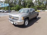 2012 Graystone Metallic Chevrolet Silverado 1500 LT Extended Cab 4x4 #64555104