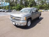 2012 Graystone Metallic Chevrolet Silverado 1500 LT Crew Cab 4x4 #64555095