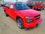 2012 Victory Red Chevrolet Colorado LT Extended Cab #64555073