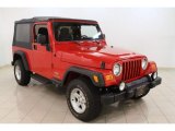 2004 Flame Red Jeep Wrangler Unlimited 4x4 #64555057