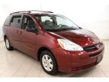 2004 Salsa Red Pearl Toyota Sienna LE #64555056