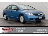 2010 Atomic Blue Metallic Honda Civic DX-VP Sedan #64554769