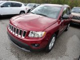 2012 Deep Cherry Red Crystal Pearl Jeep Compass Latitude 4x4 #64611936