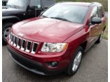2012 Deep Cherry Red Crystal Pearl Jeep Compass Latitude 4x4 #64611934