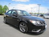 Black Saab 9-3 in 2008