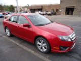 2012 Red Candy Metallic Ford Fusion SE #64611658