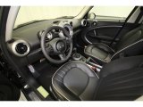 2012 Mini Cooper S Countryman All4 AWD Carbon Black Lounge Leather Interior