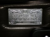 1999 Rolls-Royce Silver Seraph  Marks and Logos