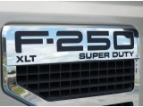 2010 Ford F250 Super Duty XLT SuperCab Marks and Logos