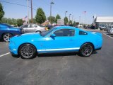2011 Grabber Blue Ford Mustang Shelby GT500 SVT Performance Package Coupe #64612112
