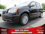 2012 Brilliant Black Crystal Pearl Chrysler Town & Country Touring - L #64663596