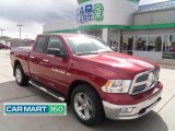 2011 Deep Cherry Red Crystal Pearl Dodge Ram 1500 Big Horn Quad Cab 4x4 #64664343