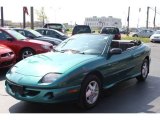 1999 Medium Green Blue Metallic Pontiac Sunfire GT Convertible #64664311