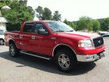 2005 Bright Red Ford F150 XLT SuperCrew 4x4 #64663454