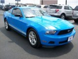 2012 Grabber Blue Ford Mustang V6 Coupe #64663430